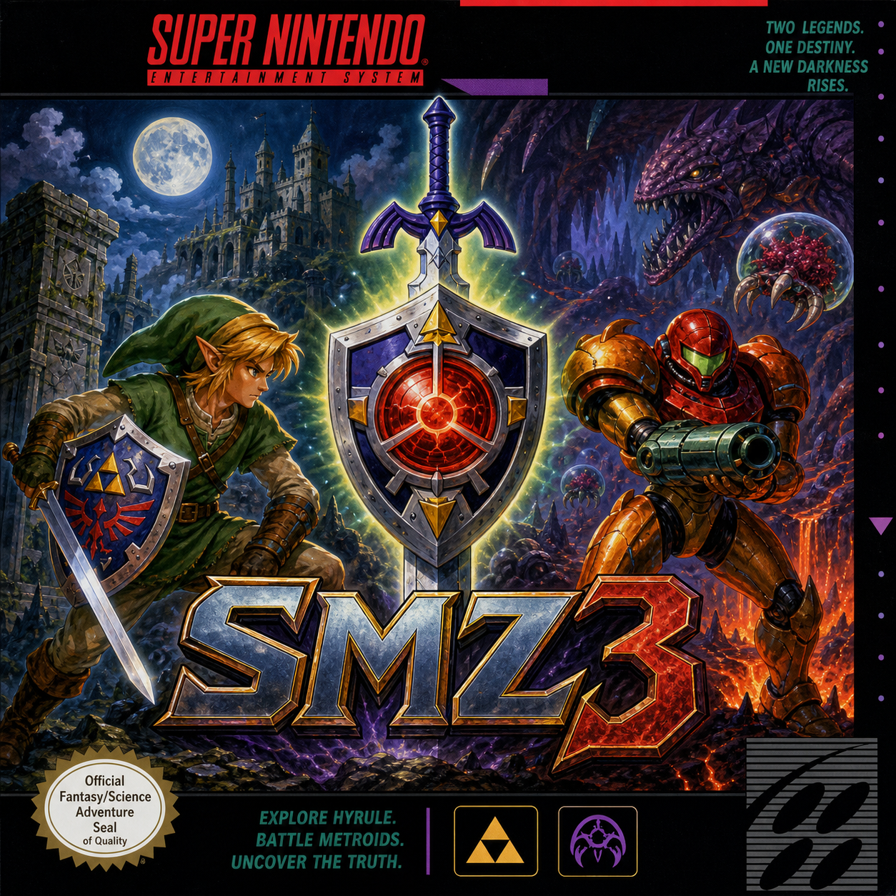 SMZ3: Super Metroid × A Link to the Past